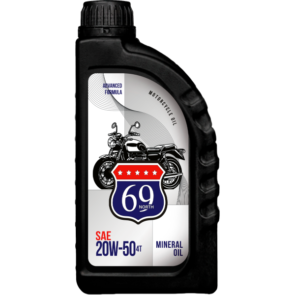 SAE 20w50 - 4T Mineral Oil 1L